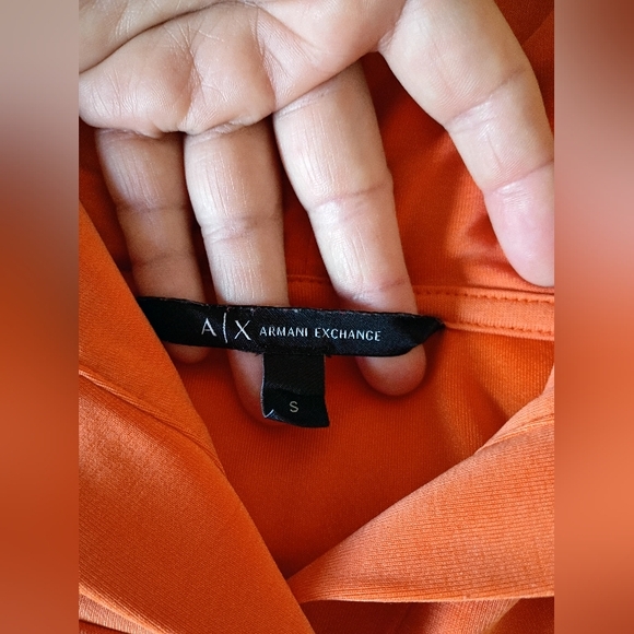 Orange Men Hoodie T-Shirt - Picture 3 of 4